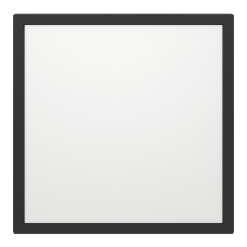 Eglo - Φωτιστικό οροφής μπάνιου dimming LED LED/17,6W/230V 2700-6500K 39x39 cm IP44 μαύρο + τηλεχειριστήριο