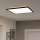 Eglo 901457 - Φωτιστικό οροφής μπάνιου dimming LED LED/17W/230V 2700-6500K 50x50 cm IP44 μαύρο + τηλεχειριστήριο