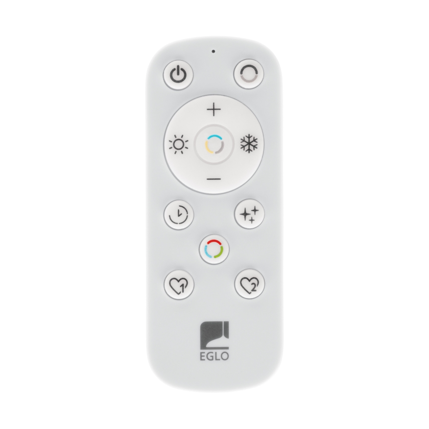 Eglo - Φωτιστικό οροφής μπάνιου dimming LED LED/17W/230V 2700-6500K 50x50 cm IP44 λευκό + τηλεχειριστήριο