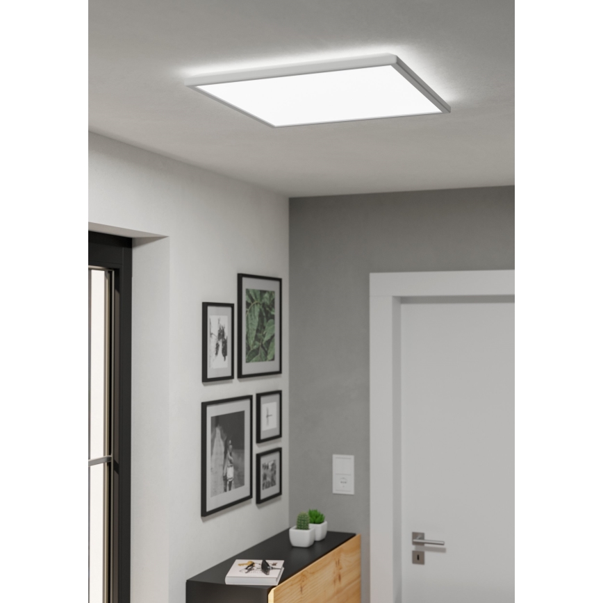 Eglo - Φωτιστικό οροφής μπάνιου dimming LED LED/17W/230V 2700-6500K 50x50 cm IP44 λευκό + τηλεχειριστήριο