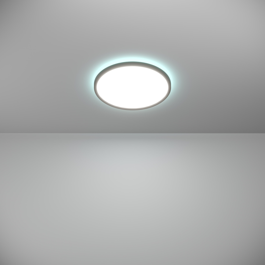 Eglo - LED RGBW Φωτιστικό οροφής μπάνιου dimming LED/13,9W/230V 2700-6500K διάμετρος 30 cm IP44 μαύρο ZigBee