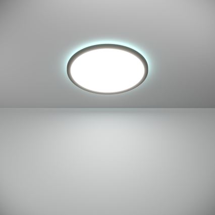 Eglo - LED RGBW Φωτιστικό οροφής μπάνιου dimming LED/18,5W/230V 2700-6500K pr.38,9cm IP44 μαύρο ZigBee
