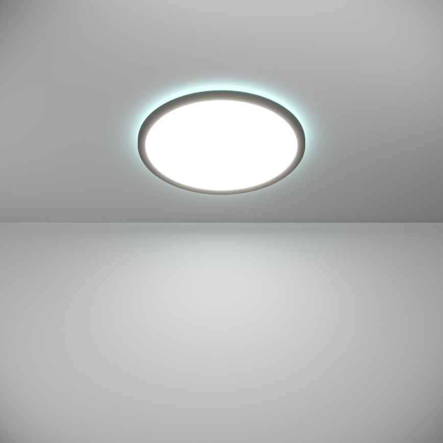Eglo - LED RGBW Φωτιστικό οροφής μπάνιου dimming LED/18,5W/230V 2700-6500K pr.38,9cm IP44 μαύρο ZigBee