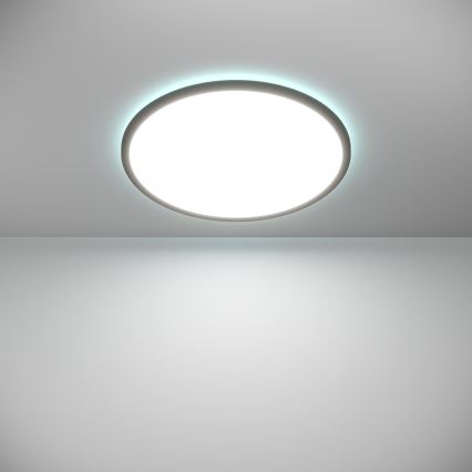 Eglo - LED RGBW Φωτιστικό οροφής μπάνιου dimming LED/16,8W/230V 2700-6500K διάμετρος 50 cm IP44 μαύρο ZigBee