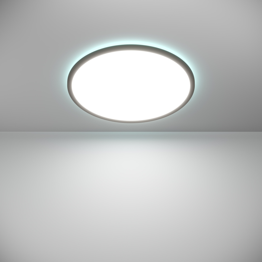 Eglo - LED RGBW Φωτιστικό οροφής μπάνιου dimming LED/16,8W/230V 2700-6500K διάμετρος 50 cm IP44 μαύρο ZigBee
