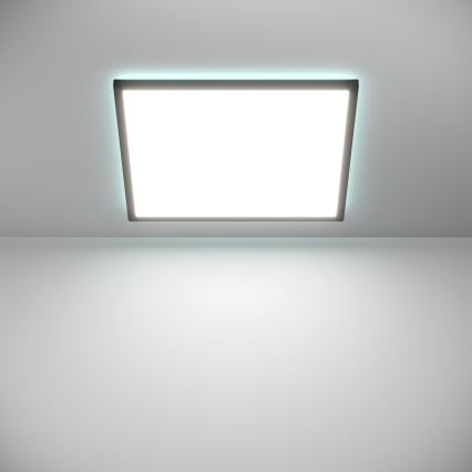 Eglo - LED RGBW Φωτιστικό οροφής μπάνιου dimming LED/17W/230V 2700-6500K 50x50cm IP44 μαύρο ZigBee