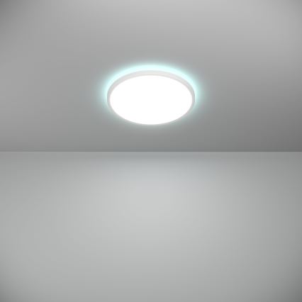 Eglo - LED RGBW Φωτιστικό οροφής μπάνιου dimming LED/13,9W/230V 2700-6500K διάμετρος 30 cm IP44 λευκό ZigBee