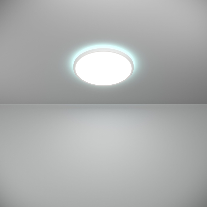 Eglo - LED RGBW Φωτιστικό οροφής μπάνιου dimming LED/13,9W/230V 2700-6500K διάμετρος 30 cm IP44 λευκό ZigBee