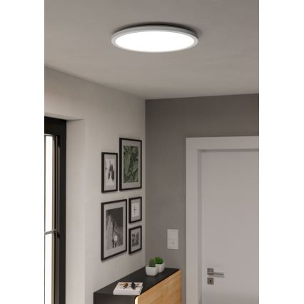 Eglo - LED RGBW Φωτιστικό οροφής μπάνιου dimming LED/18,5W/230V 2700-6500K διάμετρος 38,9cm IP44 λευκό ZigBee
