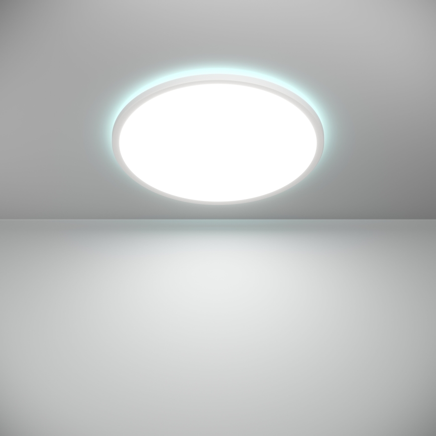 Eglo - LED RGBW Φωτιστικό οροφής μπάνιου dimming LED/16,8W/230V 2700-6500K διάμετρος 50 cm IP44 λευκό ZigBee