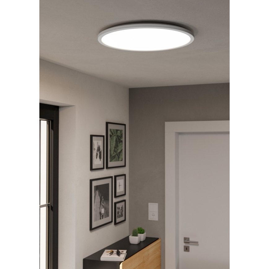Eglo - LED RGBW Φωτιστικό οροφής μπάνιου dimming LED/16,8W/230V 2700-6500K διάμετρος 50 cm IP44 λευκό ZigBee