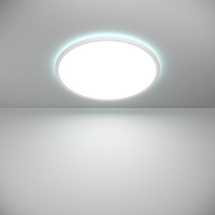 Eglo - LED RGBW Φωτιστικό οροφής μπάνιου dimming LED/16,8W/230V 2700-6500K διάμετρος 50 cm IP44 λευκό ZigBee