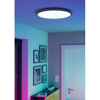 Eglo - LED RGBW Φωτιστικό οροφής μπάνιου dimming LED/16,8W/230V 2700-6500K διάμετρος 50 cm IP44 λευκό ZigBee