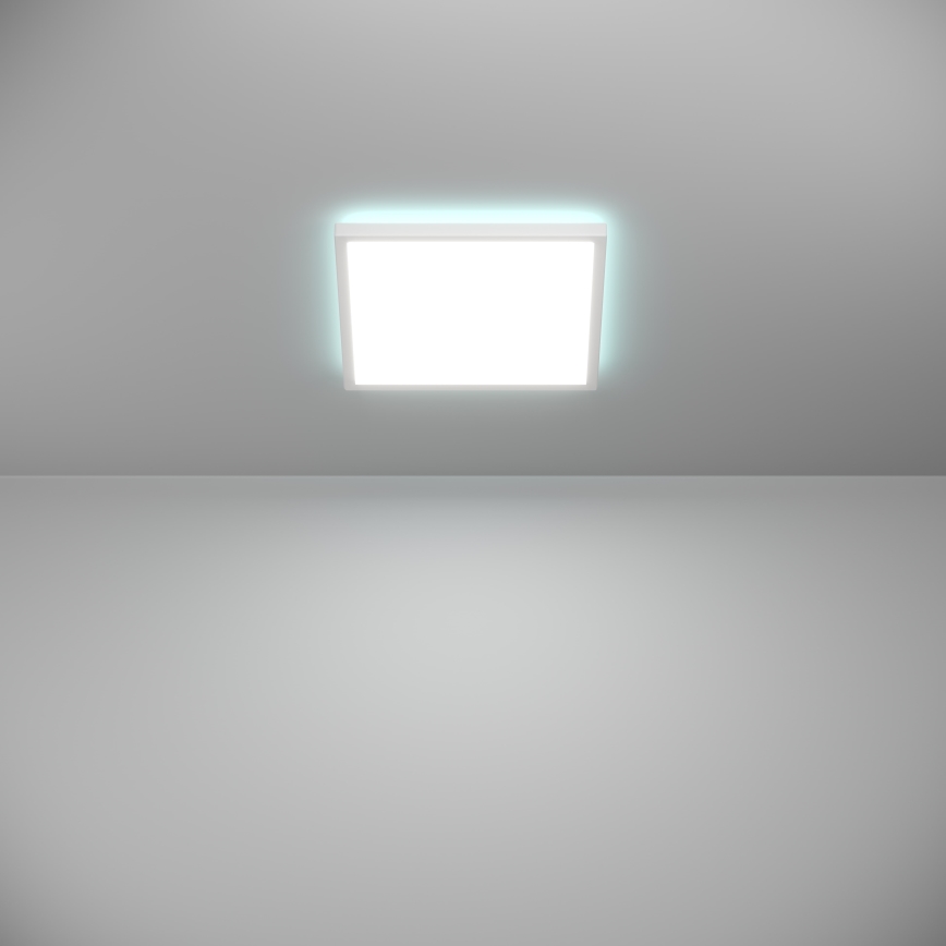 Eglo - LED RGBW Φωτιστικό οροφής μπάνιου dimming LED/13,4W/230V 2700-6500K 29x29 cm IP44 λευκό ZigBee