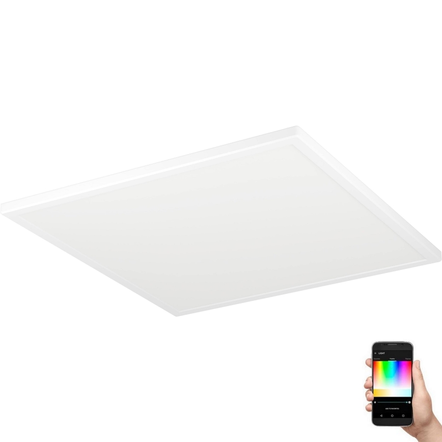 Eglo - LED RGBW Φωτιστικό οροφής μπάνιου dimming LED/17W/230V 2700-6500K 50x50 cm IP44 λευκό ZigBee