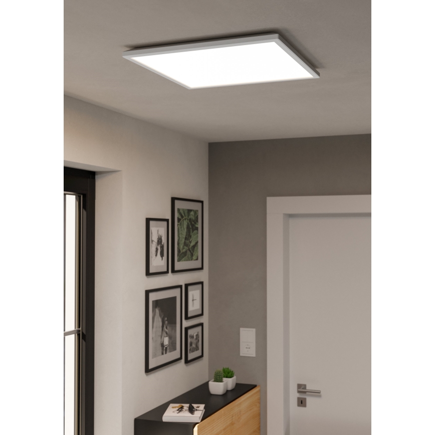 Eglo - LED RGBW Φωτιστικό οροφής μπάνιου dimming LED/17W/230V 2700-6500K 50x50 cm IP44 λευκό ZigBee