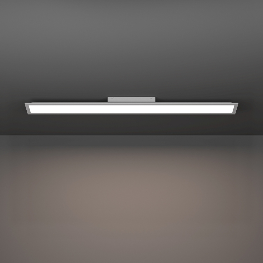 Eglo - LED επιφανειακό πάνελ με δυνατότητα ρύθμισης φωτεινότητας LED/28,3W/230V 2700-6500K 120x15 cm λευκό + τηλεχειριστήριο