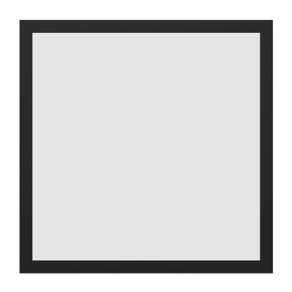 Eglo - LED RGBW ρυθμιζόμενο φωτιστικό οροφής LED/19W/230V 2700-6500K 40x40 cm μαύρο