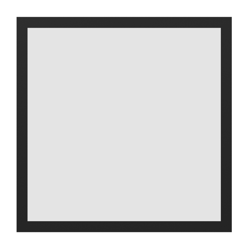 Eglo - LED RGBW ρυθμιζόμενο φωτιστικό οροφής LED/19W/230V 2700-6500K 40x40 cm μαύρο