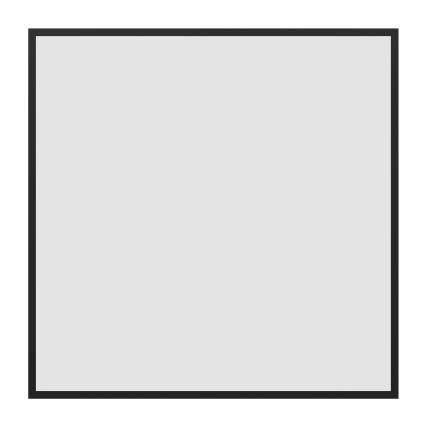 Eglo - Ρυθμιζόμενο LED RGBW επιφανειακό πάνελ, 33W, 230V, 2700-6500K, 60x60 cm, μαύρο