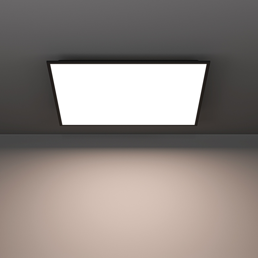 Eglo - Ρυθμιζόμενο LED RGBW επιφανειακό πάνελ, 33W, 230V, 2700-6500K, 60x60 cm, μαύρο