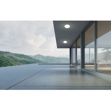 Eglo - Οροφιακό φωτιστικό μπάνιου LED/18W/230V Ø 31 cm IP54 λευκό