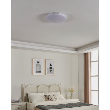 Eglo - LED Φωτιστικό οροφής μπάνιου LED/36W/230V Ø 43 cm IP54 λευκό