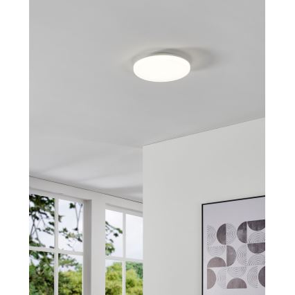 Eglo - LED φωτιστικό οροφής μπάνιου, 20W/230V, 2700/4000/6500K, Ø 31 εκ., IP54, λευκό