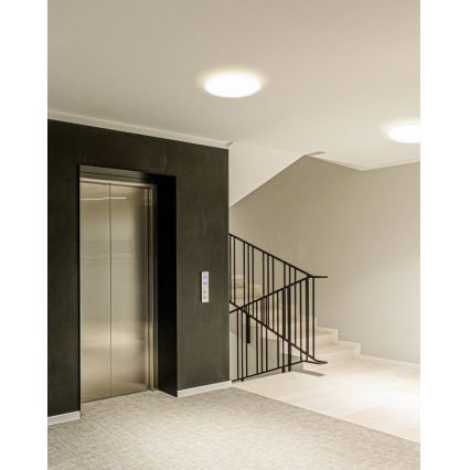 Eglo - LED φωτιστικό οροφής μπάνιου LED/20,2W/230V Ø 39 cm IP54 λευκό