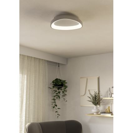 Eglo - LED Dimmable φωτιστικό οροφής LED/12W/230V 2700-6500K λευκό + τηλεχειριστήριο
