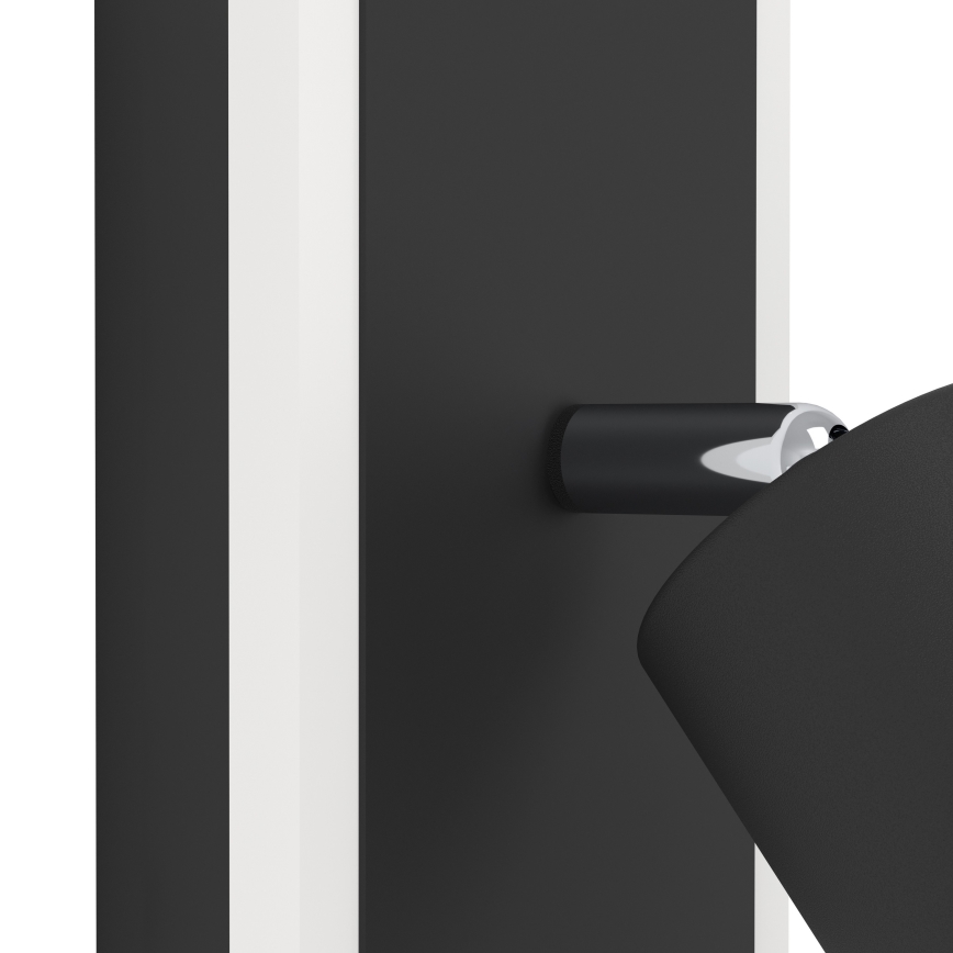 Eglo - LED επιτοίχιο σποτ φωτιστικό LED/7W/230V μαύρο