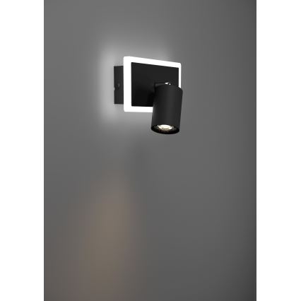 Eglo - LED επιτοίχιο σποτ φωτιστικό LED/7W/230V μαύρο