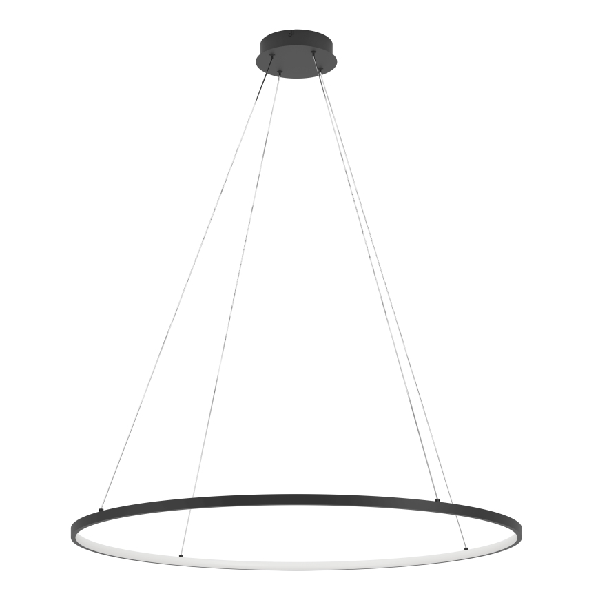 Eglo - Led Dimmable κρεμαστό φωτιστικό οροφής LED/40W/230V 2700-6500K μαύρο + τηλεχειριστήριο