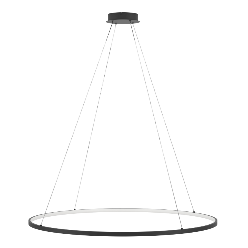 Eglo - Led Dimmable κρεμαστό φωτιστικό οροφής LED/40W/230V 2700-6500K μαύρο + τηλεχειριστήριο