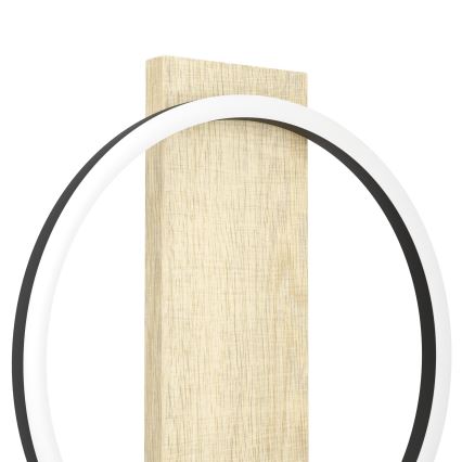 Eglo - Επιτραπέζιο φωτιστικό LED LED/12W/230V 3000K μπεζ/μαύρο