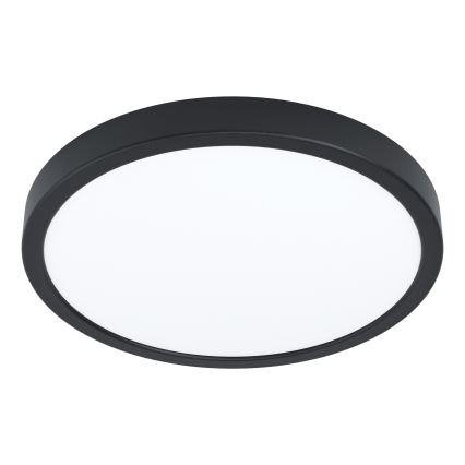 Eglo - Ρυθμιζόμενο LED RGBW φωτιστικό οροφής για μπάνιο LED/17,5W/230V 2700-6500K Ø 39,9 cm IP44 μαύρο