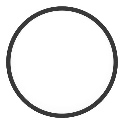 Eglo - Ρυθμιζόμενο LED RGBW φωτιστικό οροφής για μπάνιο LED/17,5W/230V 2700-6500K Ø 39,9 cm IP44 μαύρο