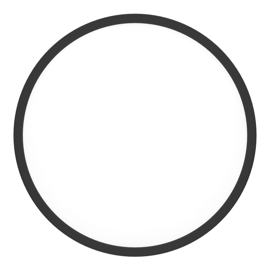 Eglo - Ρυθμιζόμενο LED RGBW φωτιστικό οροφής για μπάνιο LED/17,5W/230V 2700-6500K Ø 39,9 cm IP44 μαύρο