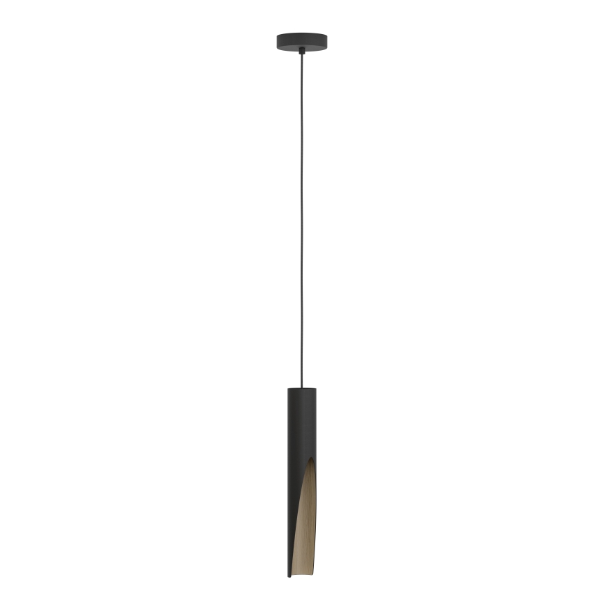 Eglo -  Κρεμαστό φωτιστικό οροφής LED 1xGU10/4,5W/230V 3000K μαύρο/καφέ