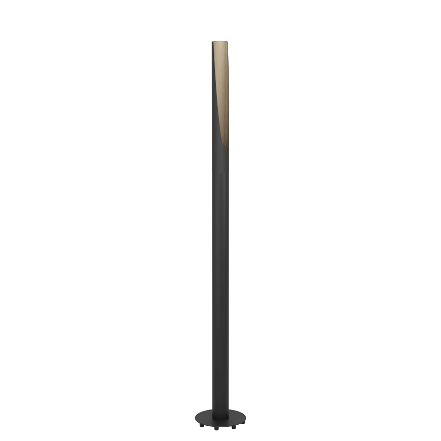 Eglo  - Επιδαπέδια λάμπα LED 1xGU10/4,5W/230V 3000K μαύρο/καφέ