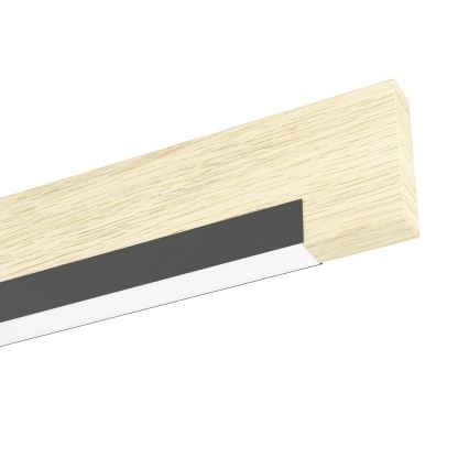 Eglo - Led Dimmable κρεμαστό φωτιστικό οροφής LED/25,5W/230V 3000K μαύρο/μπεζ