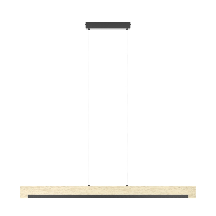Eglo - Led Dimmable κρεμαστό φωτιστικό οροφής LED/25,5W/230V 3000K μαύρο/μπεζ