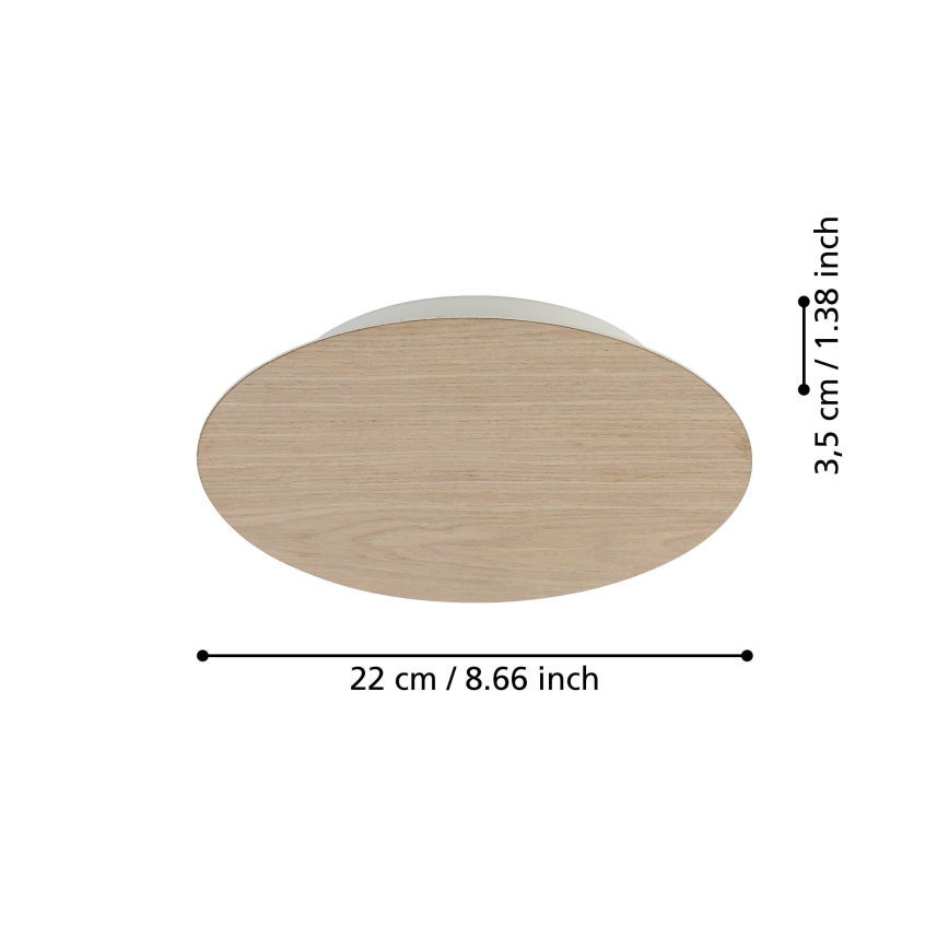 Eglo - Φωτιστικό τοίχου LED LED/9,2W/230V 3000K μπεζ