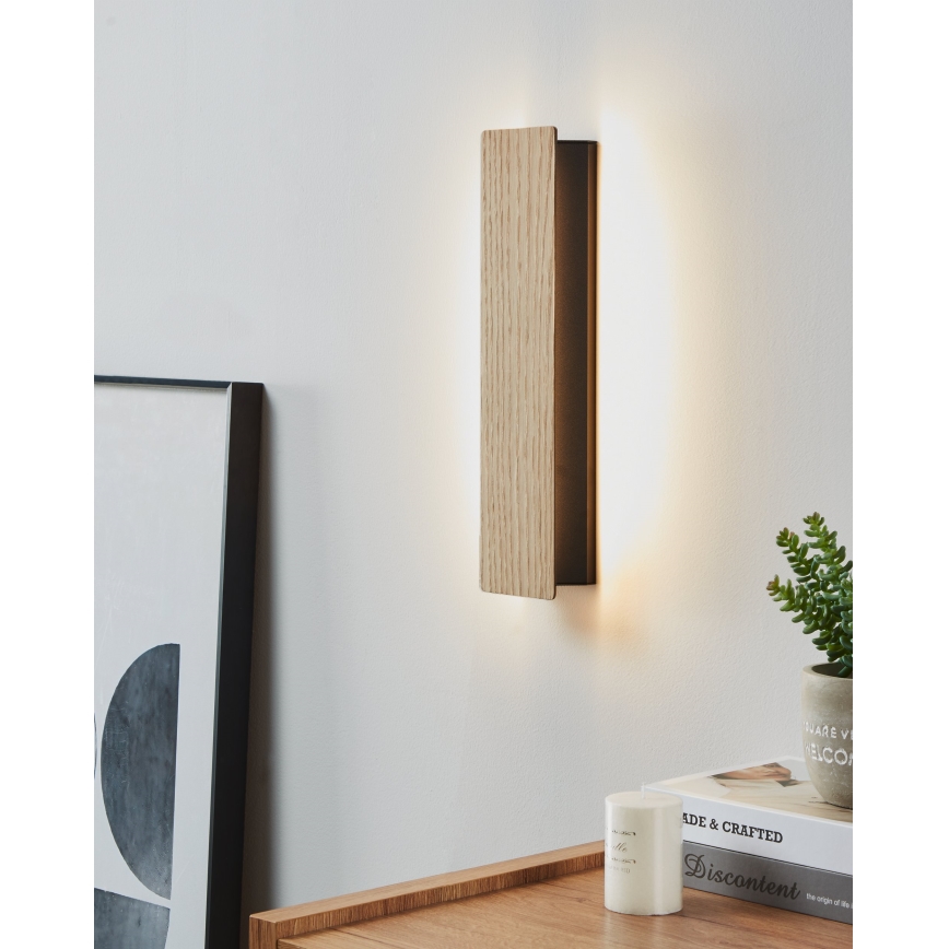 Eglo - Φωτιστικό τοίχου LED LED/12W/230V 3000K καφέ
