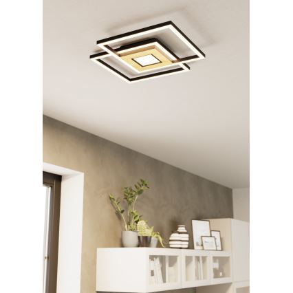 Eglo - LED Dimmable φωτιστικό οροφής 2xLED/17W/230V +1xLED/4,2W 2700-6500K + τηλεχειριστήριο