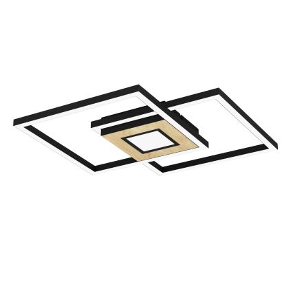 Eglo - LED ρυθμιζόμενο φωτιστικό οροφής 2xLED/17W/230V +LED/4,2W 2700-6500K + τηλεχειριστήριο