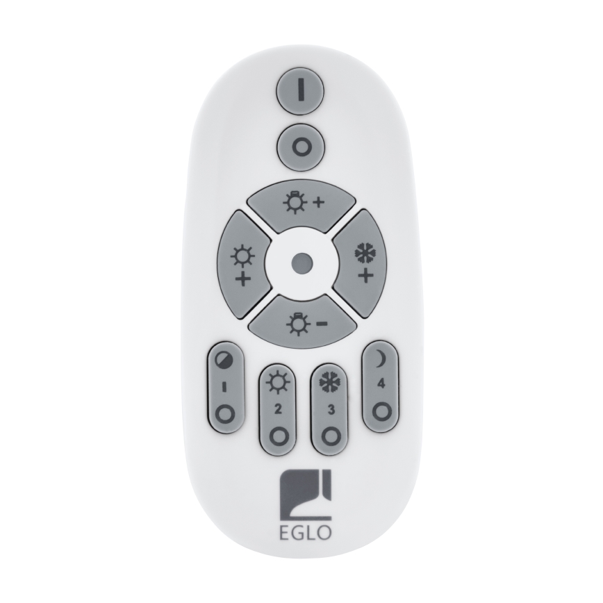 Eglo - LED ρυθμιζόμενο φωτιστικό οροφής 2xLED/17W/230V +LED/4,2W 2700-6500K + τηλεχειριστήριο