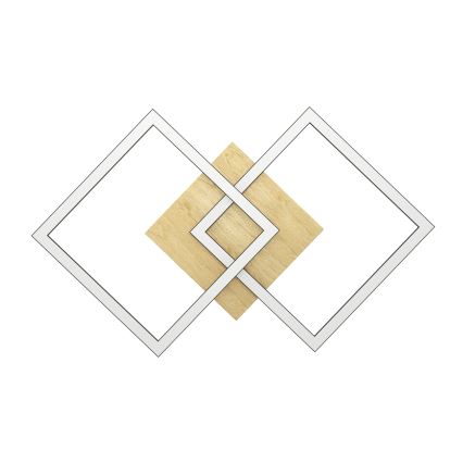 Eglo - Πλαφονιέρα οροφής ντιμαριζόμενη LED 4xLED/32W/230V 2700-6500K καφέ/μαύρο