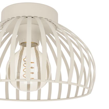 Eglo - Φωτιστικό οροφής 1xE27/40W/230V διάμετρος 28 cm κρεμ