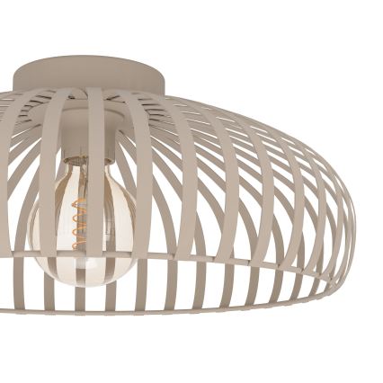 Eglo - Φωτιστικό οροφής 1xE27/40W/230V διάμ. 43 cm σε απόχρωση άμμου